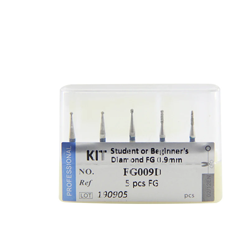 

5pcs/ lot Dental Student or Beginner’s Diamond FG RA Shank 0.8mm 0.9mm Burs for Dentistry Grinding & Polishing Tools