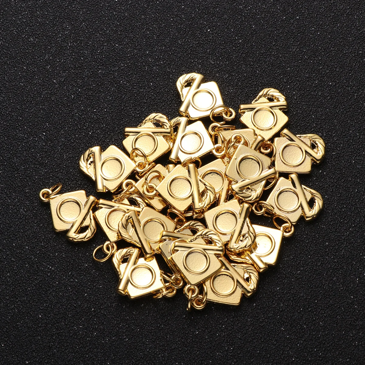 20pcs Chic Graduation Hat Pendants Charms Creative DIY Jewelry Making Accessory for Necklace Bracelet (Silver)