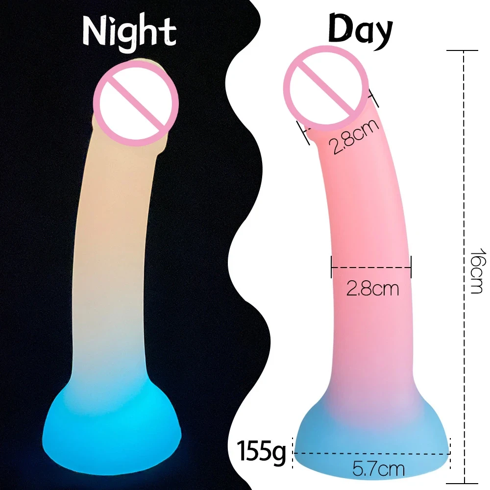 Новые светящиеся Анальные игрушки большие фаллоимитаторы светящийся монстр
