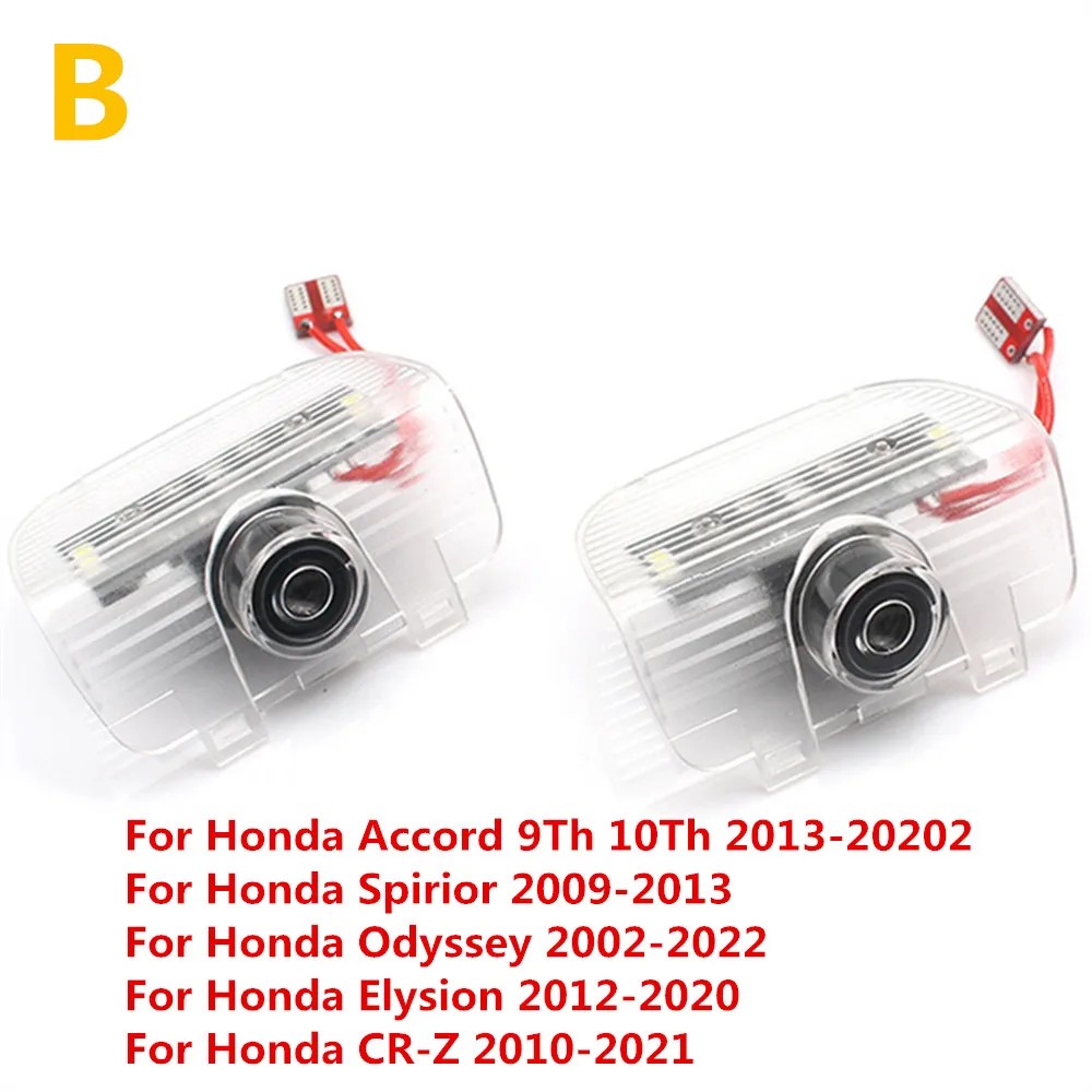 2 шт. для Honda Accord 7, 8, 9, 10 поколения, Pilot Odyssey CRZ, светодиодная подсветка интерьера автомобиля, украшение интерьера