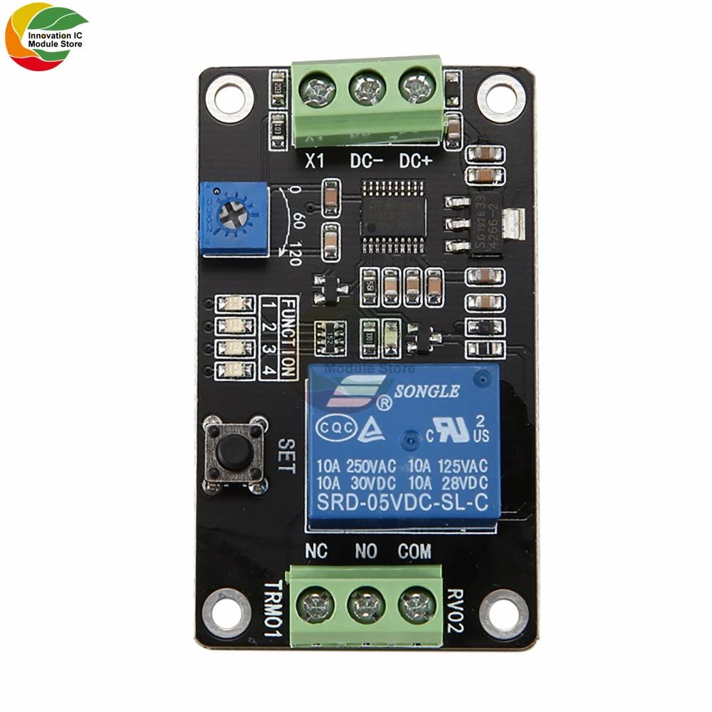 Многофункциональное реле времени задержки TRM01 Φ реле времени с самоблокировкой реле задержки 5 В/12 В/24 В постоянного тока (опционально)