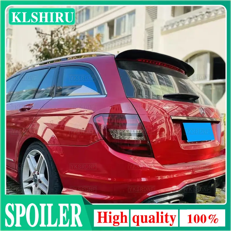 

Спойлер на крышу для Mercedes Benz W204 C200 C300 C63 Estate/Wagon, спойлер из углеродного волокна для губ, спойлер для заднего крыла автомобиля 2010 - 2013 2014