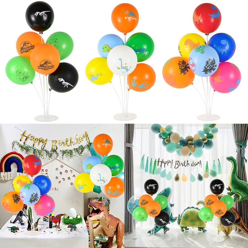 

10pcs 12inch Cute Dinosaur Latex Balloon for Kids Jungle Birthday Party Decoration Dinosaur Balloon Baby Shower Air Balls Globos