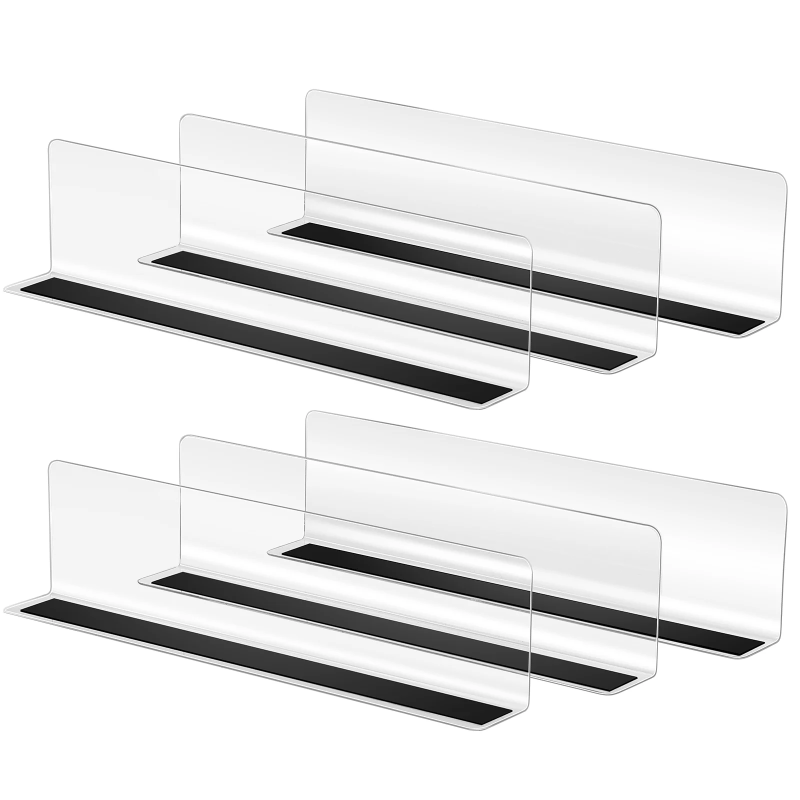 

Divider Shelf Classification Commodity Closet Supermarket Acrylic Organizer Shop Baffle Plate Dividers Purse Shelves Organizers