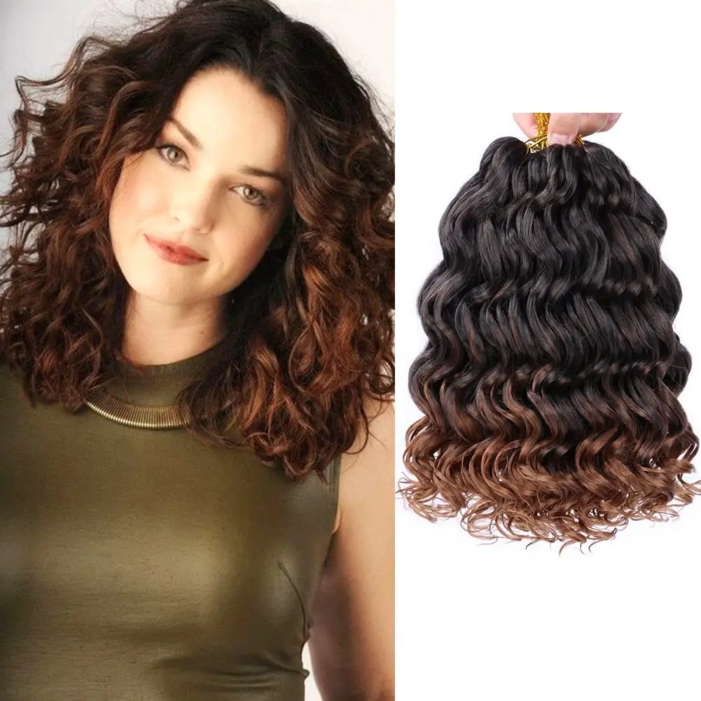 Короткие кудрявые косички Bellqueen синтетические плетеные удлинители волос длиной 9