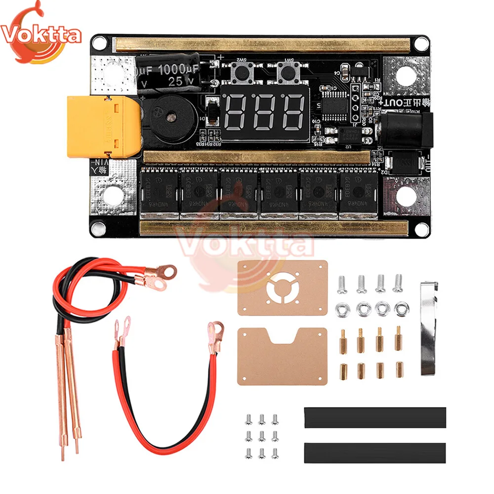 Gaqqee Портативный точечный сварочный аппарат 12В 99 передач