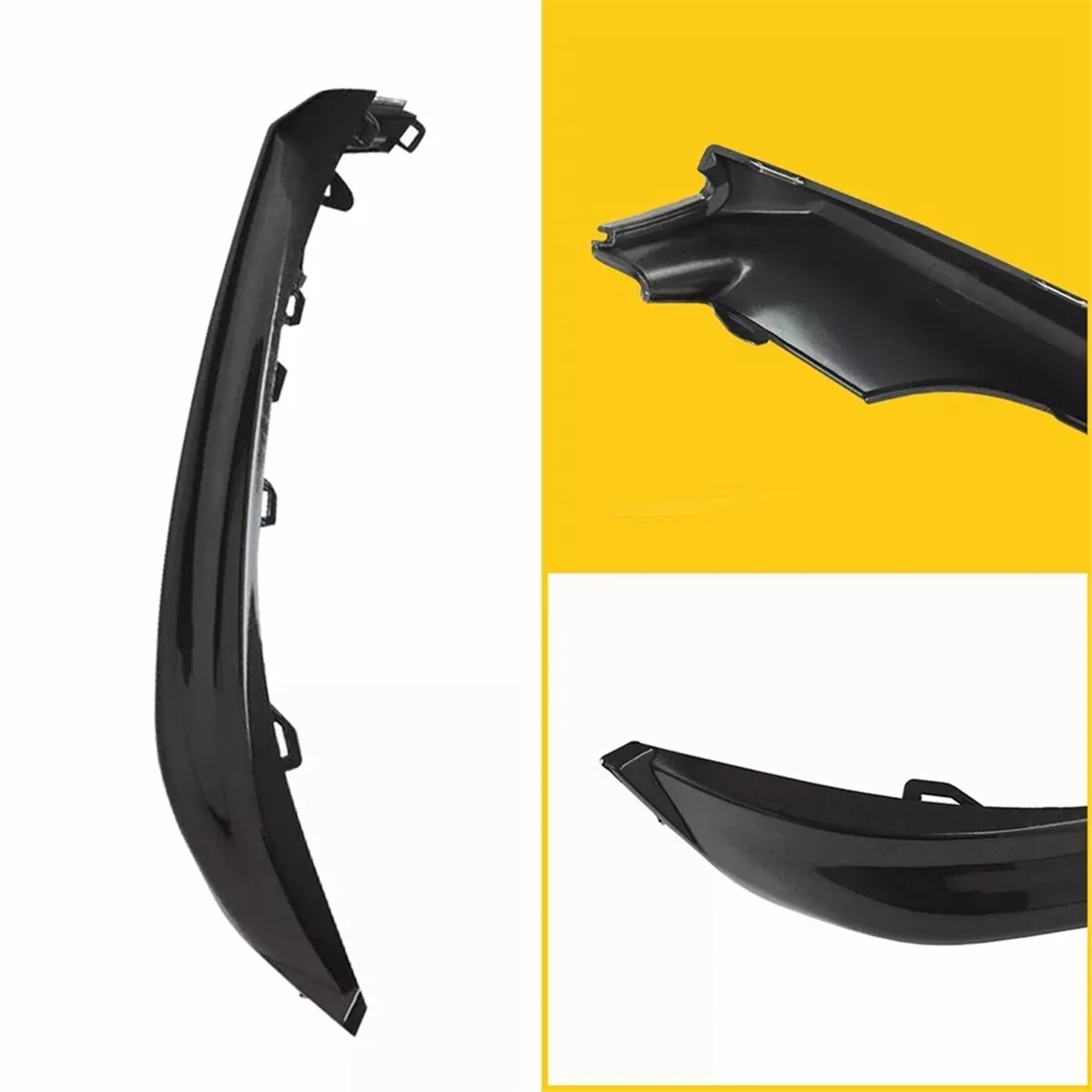 Левый передний бампер нижняя отделка полоса решетка радиатора молдинговая