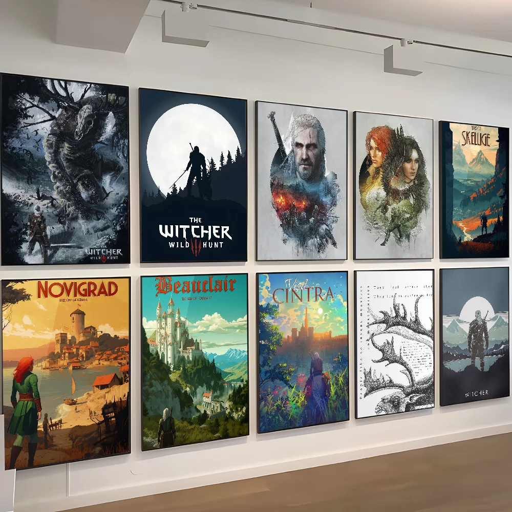 Классический Пленочный Постер W-witchers Высококачественное Настенное Искусство