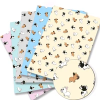 cartoon dog fabric14050cm handmade sewing patchwork quilting baby dress home sheet printed fabric fabric sewing kids fabric