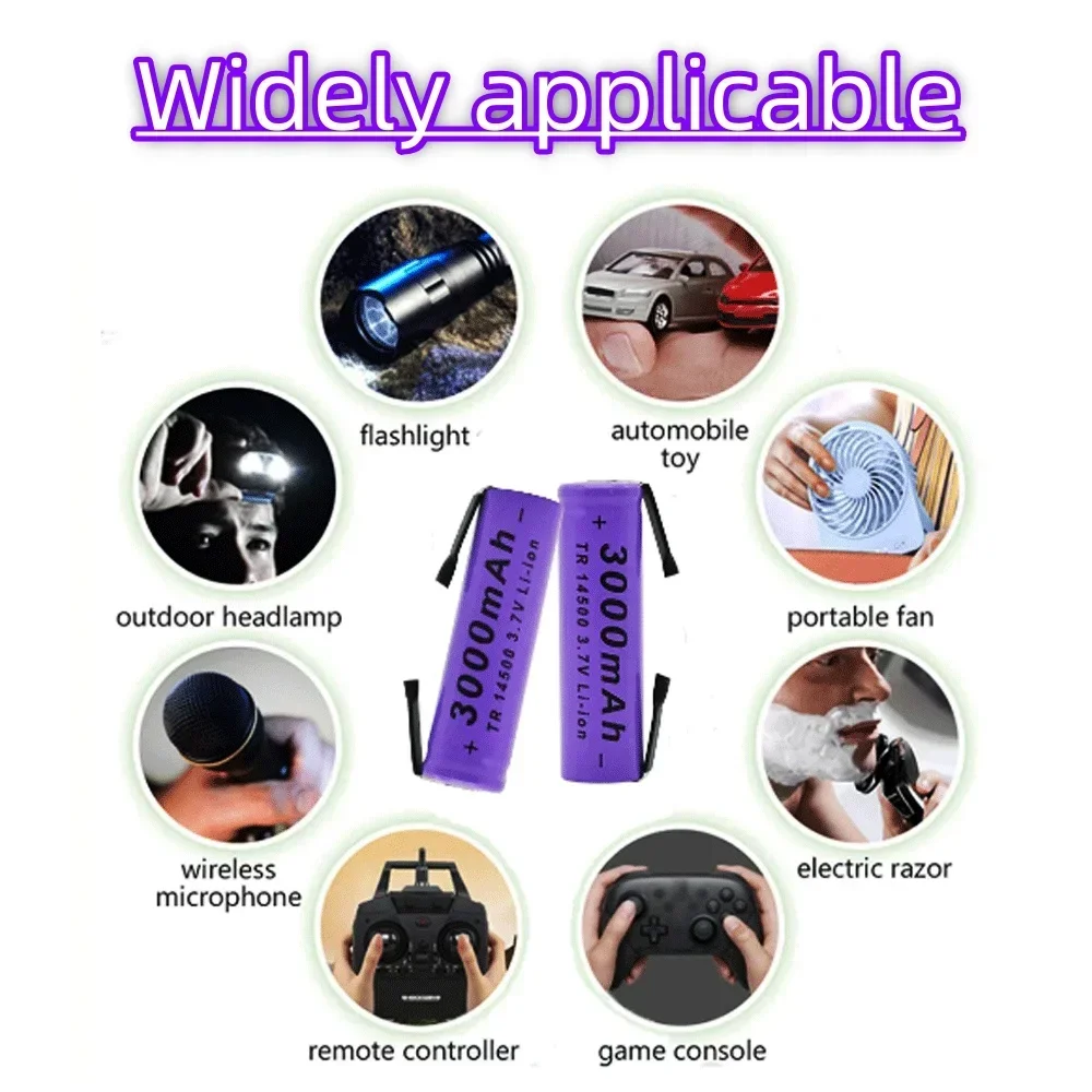 3 7 В 3000 мАч ICR 14500 литиевая батарея перезаряжаемые батареи сварочные никелевые