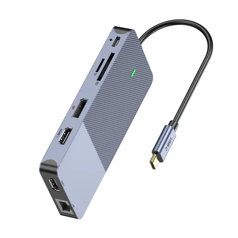 FEALUSHON Док-станция USB C 4K для ноутбуков