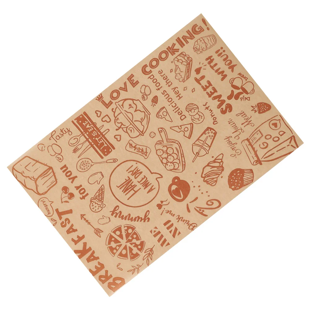 

Paper Baking Liners Parchmentwrap Wax Air Fryer Sheets Deli Sandwich Sheet Wrappers Candy Cookieresistant Grease Cooking Papers