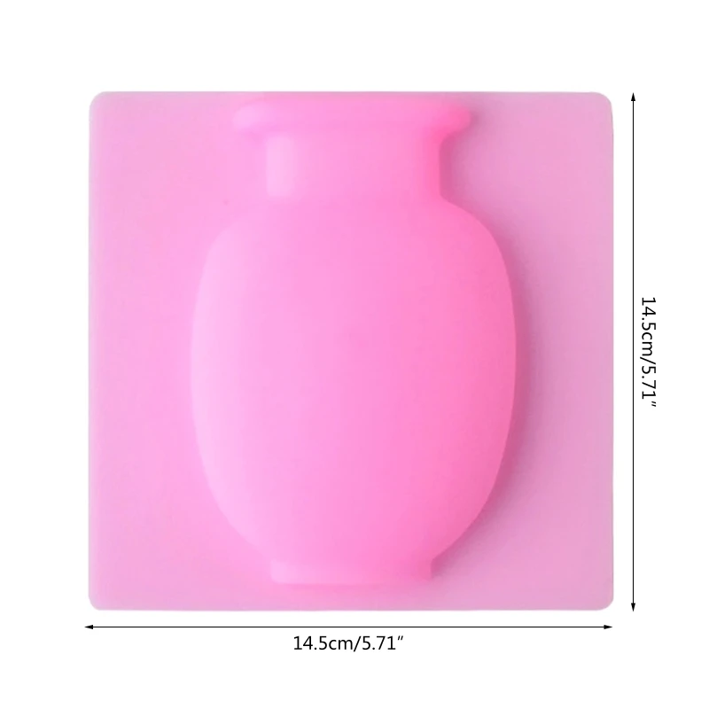 Волшебная силиконовая липкая ваза настенный холодильник для цветов и растений