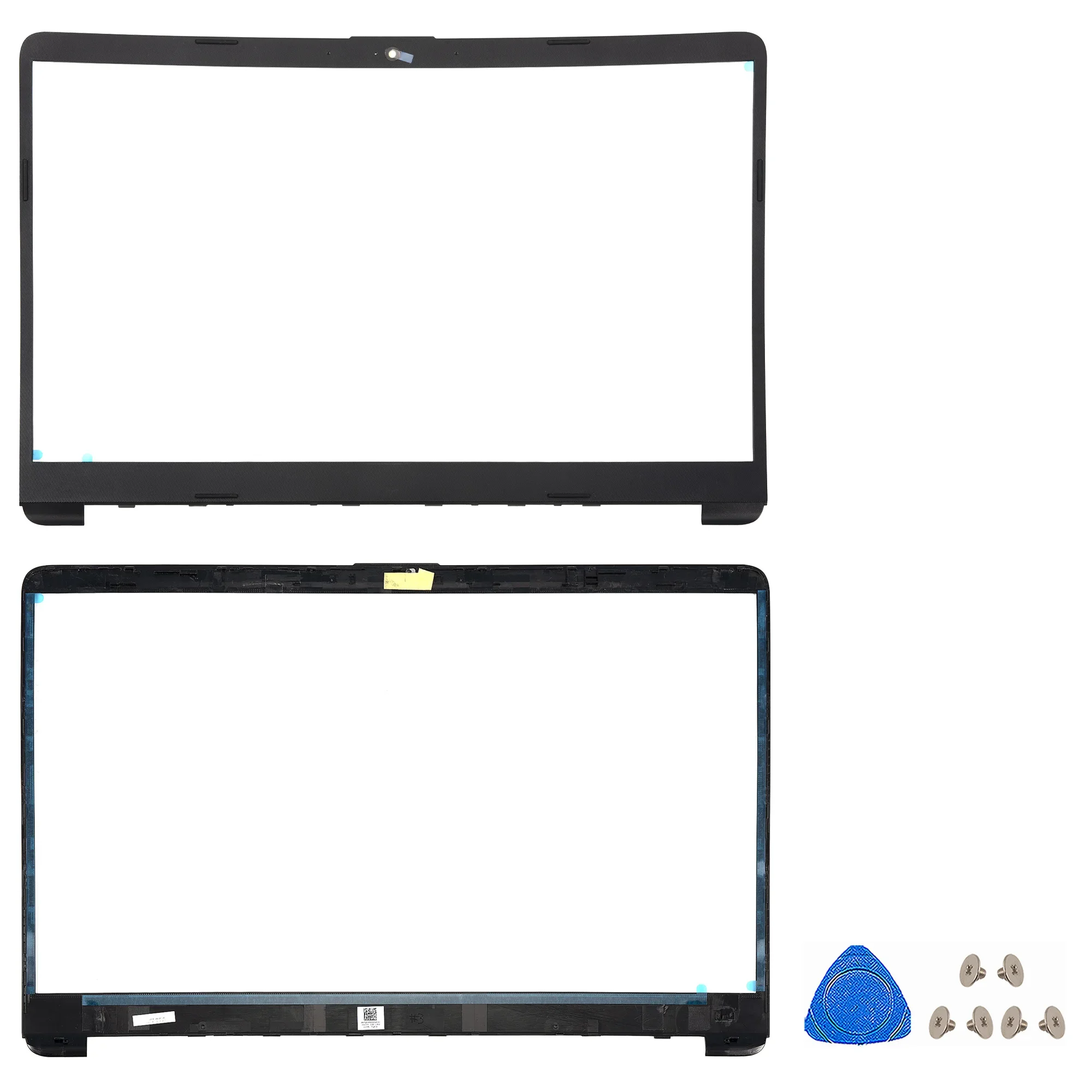 Фото Для HP 15-DW 15S-DU 15S-DY 15S-DR 255 G8 250 G8 TPN-C139 ЖК-задняя крышка/подставка для рук/нижняя часть корпуса петли L52012-001 L52007-001 серебристый №3