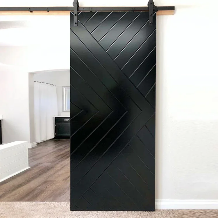 Раздвижные двери сарая Сосна Деревянные Жилые Современные Prettywood Фошань Дизайн