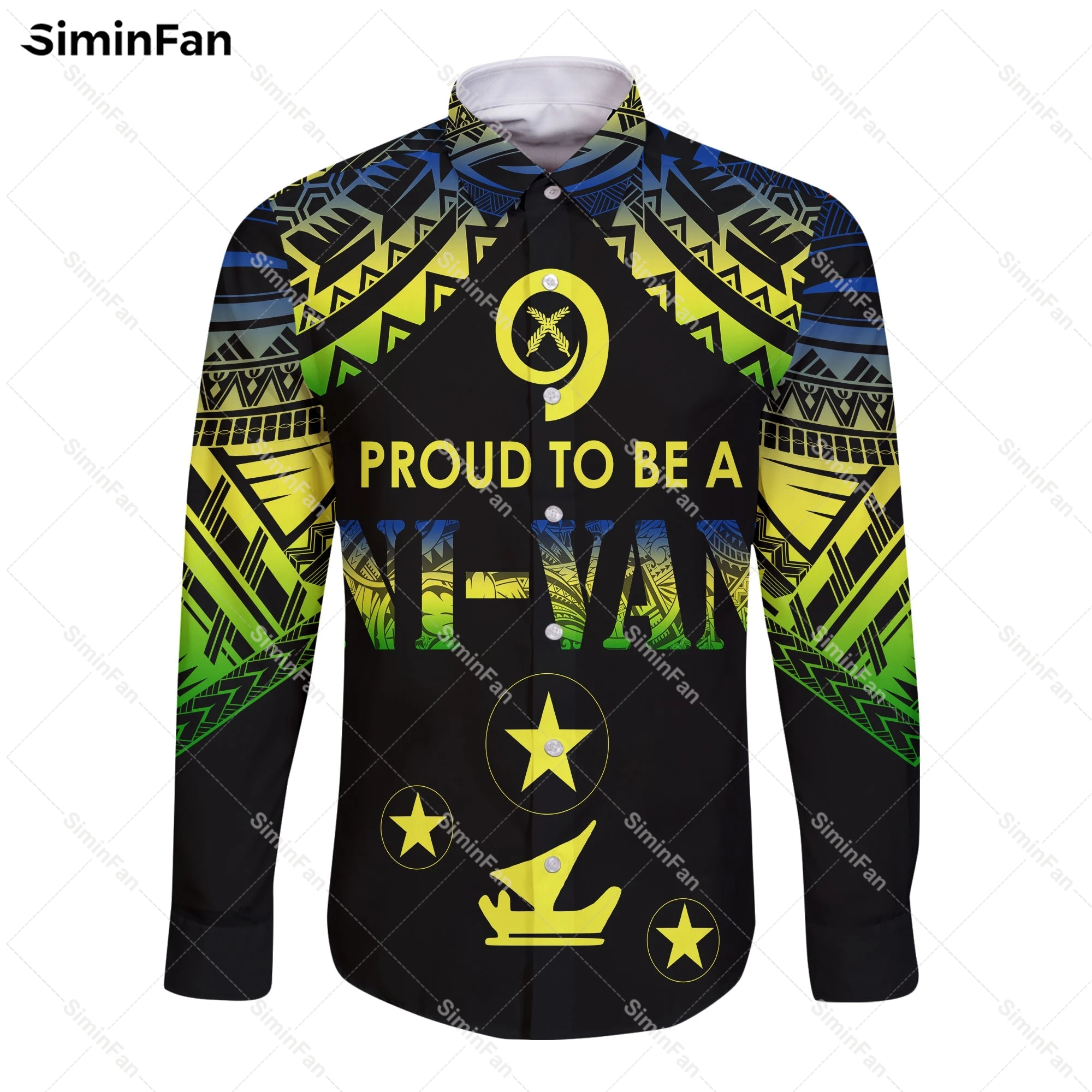 

Рубашка мужская с длинным рукавом, на пуговицах, с 3D принтом