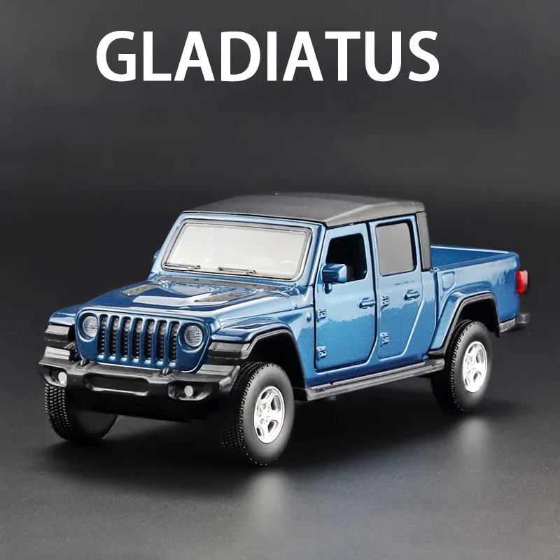 

1:36 Jeep Gladiator Sahara Wrangler Pickup Alloy Car Model Diecasts Metal Vehicles Car Toy Model Collection Kids Gift F104