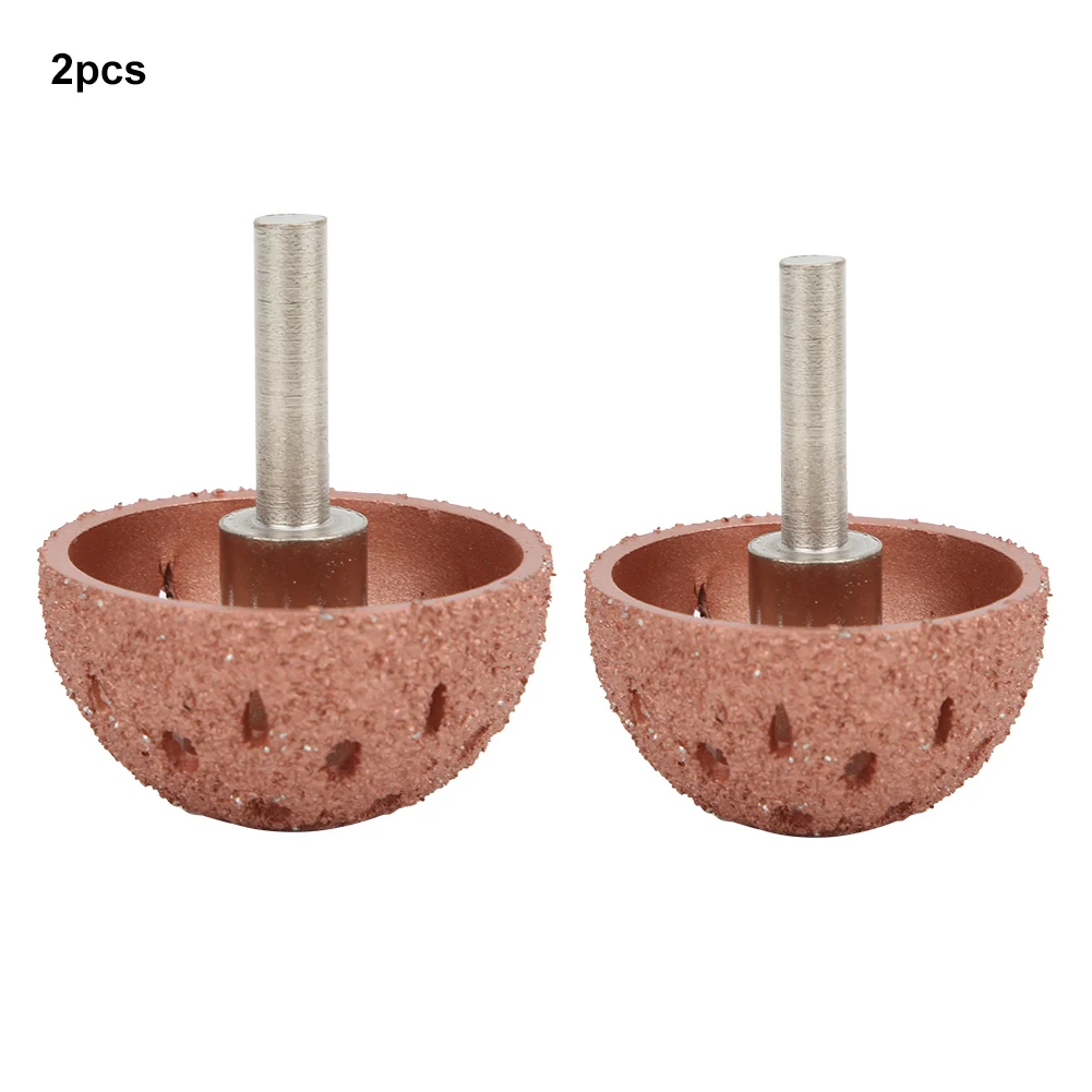 

2Pcs Tungsten Steel Buffing Wheel Bowl Type Grinding Pad Grinder Power tool Accessories