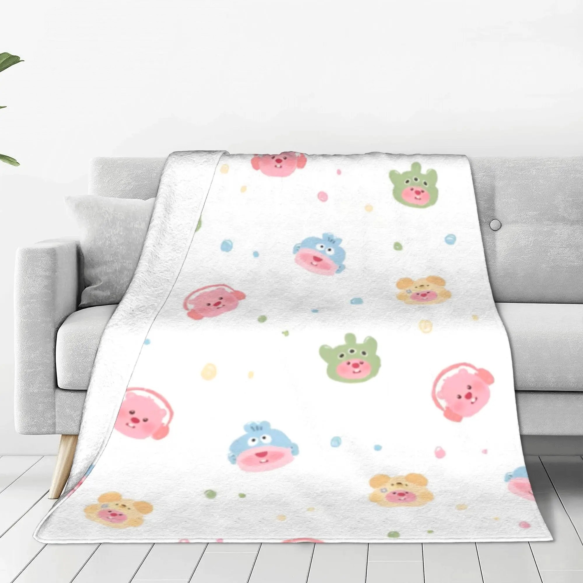 Zanmang Loopy мультфильм ковдри для косплея бархатные милые кавайные супер мягкие