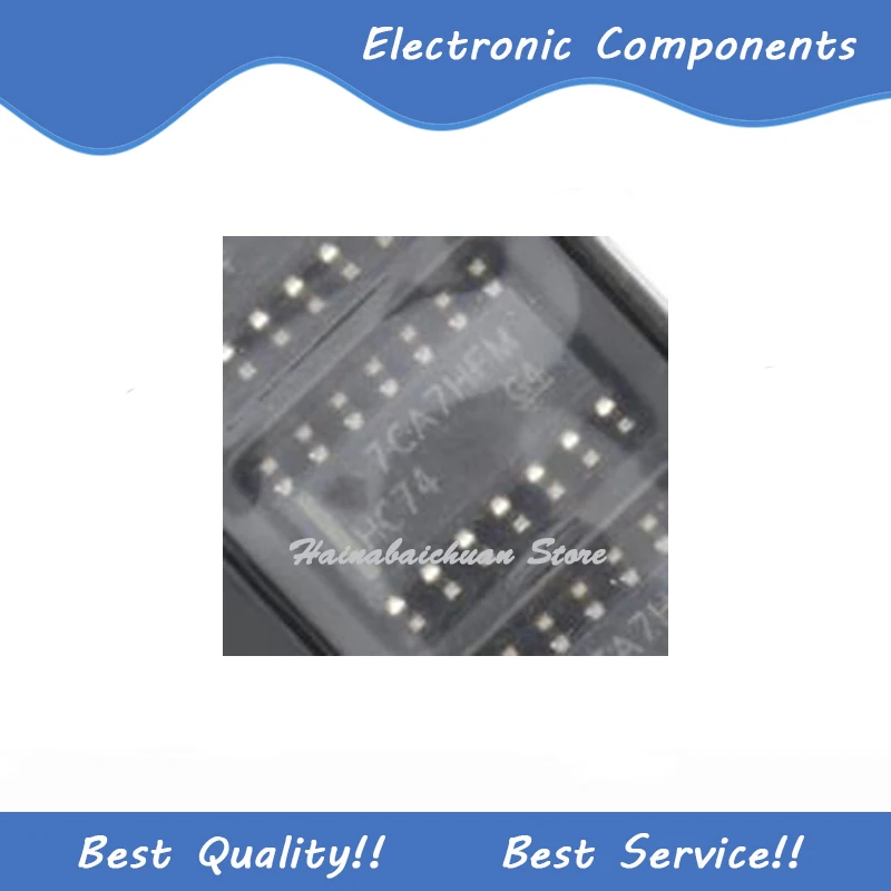 10 шт./лот SN74HC74DR SN74HC74 HC74 SOIC14 новая и оригинальная искусственная кожа