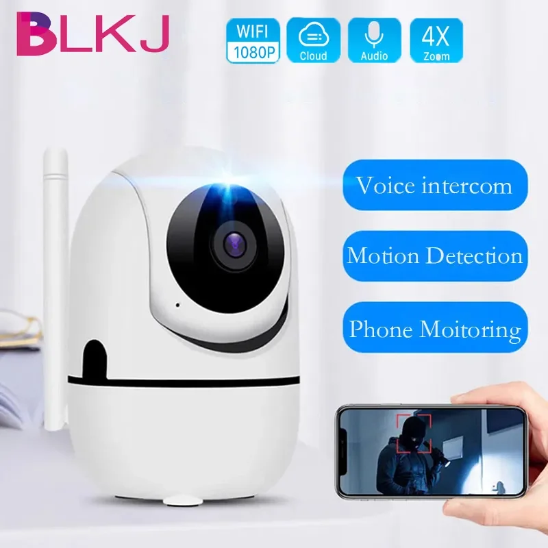 

NEW2023 IP wifi Camera Video Surveillance HD 1080P Cloud Wireless Automatic Tracking Infrared Surveillance Cameras Security With
