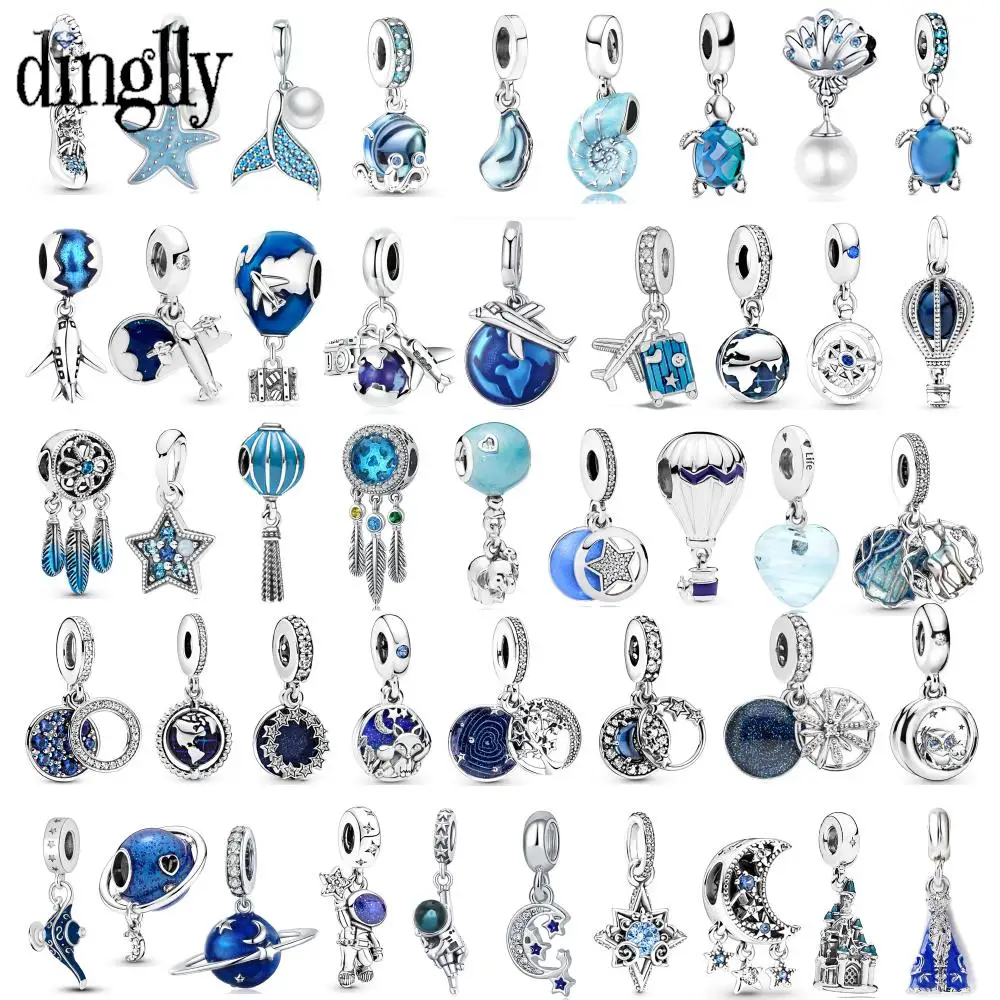 

2 шт./партия, бусины в виде голубого неба и океана