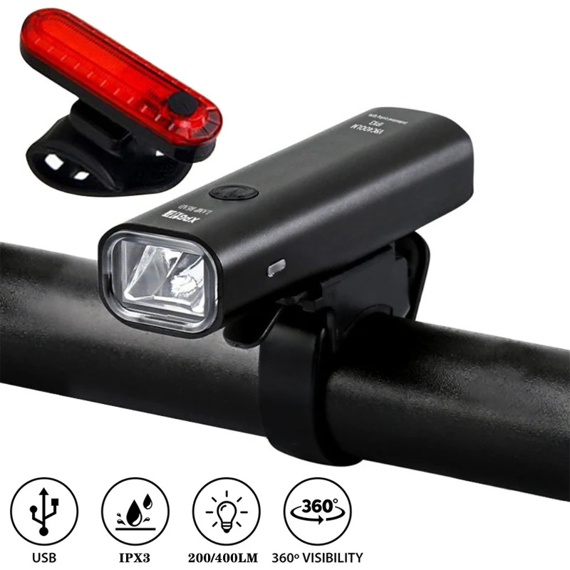 

Светодиодный светильник рь для горного велосипеда, 200/лм, зарядка через USB