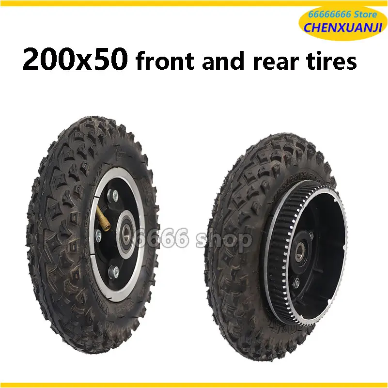 8 Inch Folding Electric Scooter 8x2 Outer Tire Inner Tubes 200X50 Solid Wheel Tyre for Razor Scooter E-Scooter 8z1173 Kugoo M12