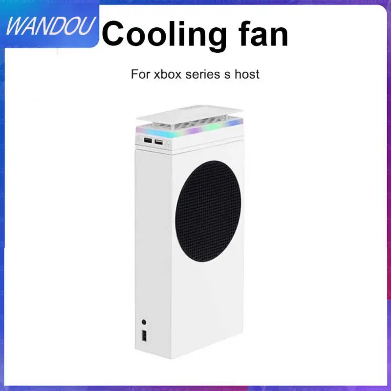 

Universal Fan Cooler Stop Dust Dazzling Cooling Fan White Phone Cooling Radiator 2023 Suitable For X Box Game Cooler Game