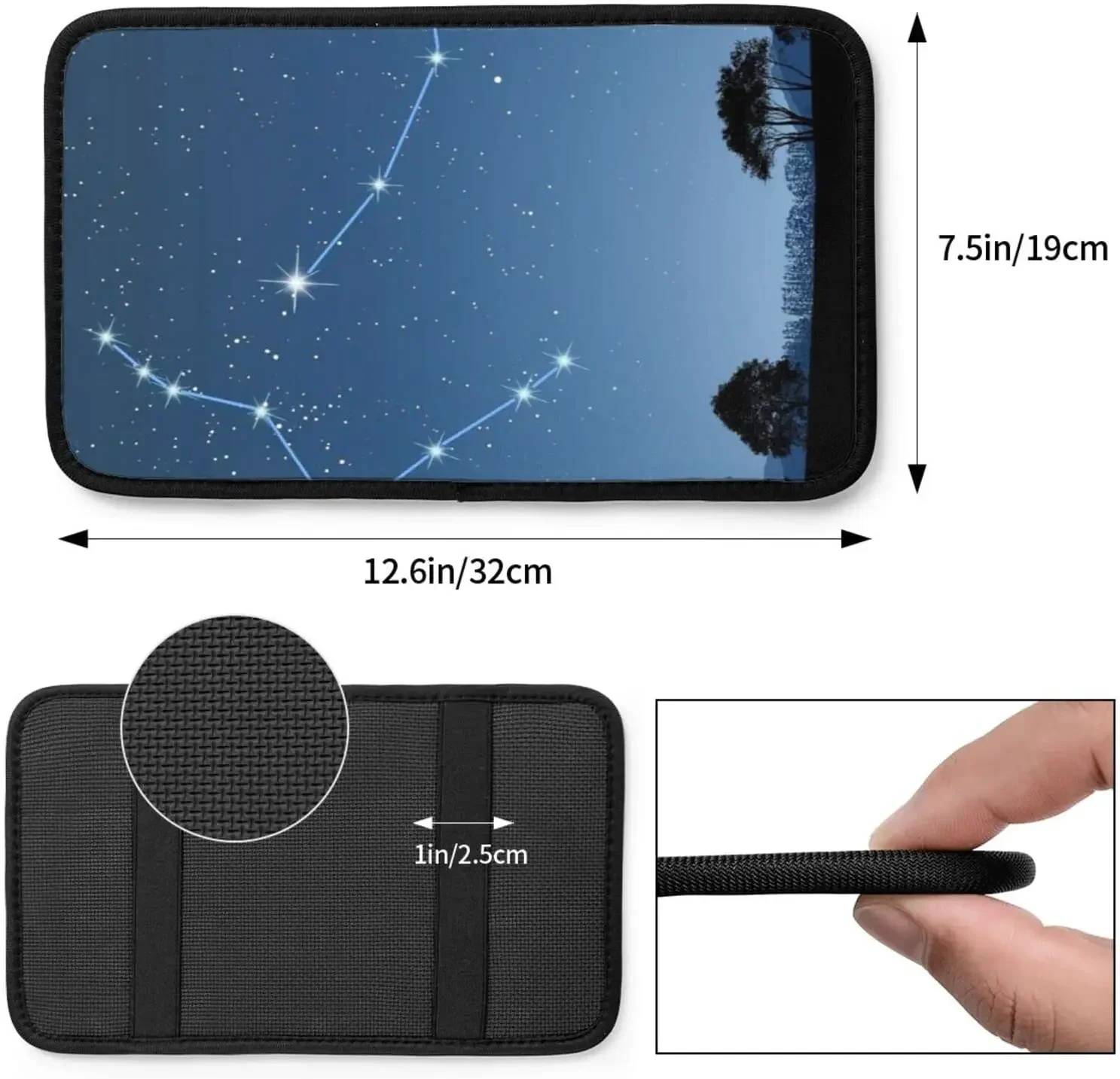 Накладка на подлокотник центральной консоли автомобиля мягкая удобная накладка