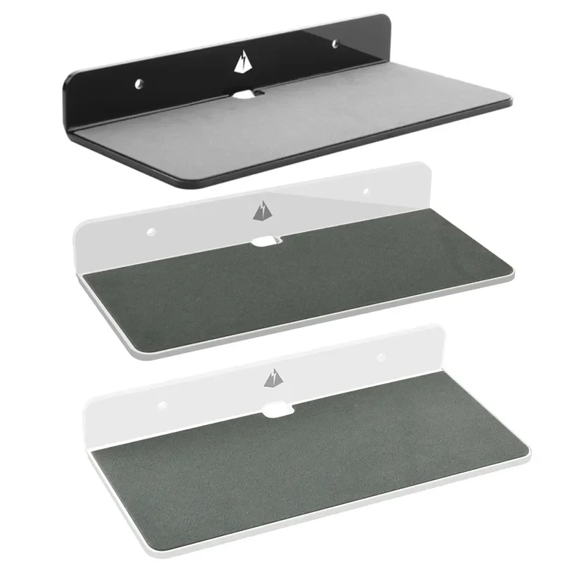 

Wall Shelf Speaker Stand, Acrylic Wall Mount Display Shelf for Bluetooth Speaker, Webcam, Cell Phones, Toy