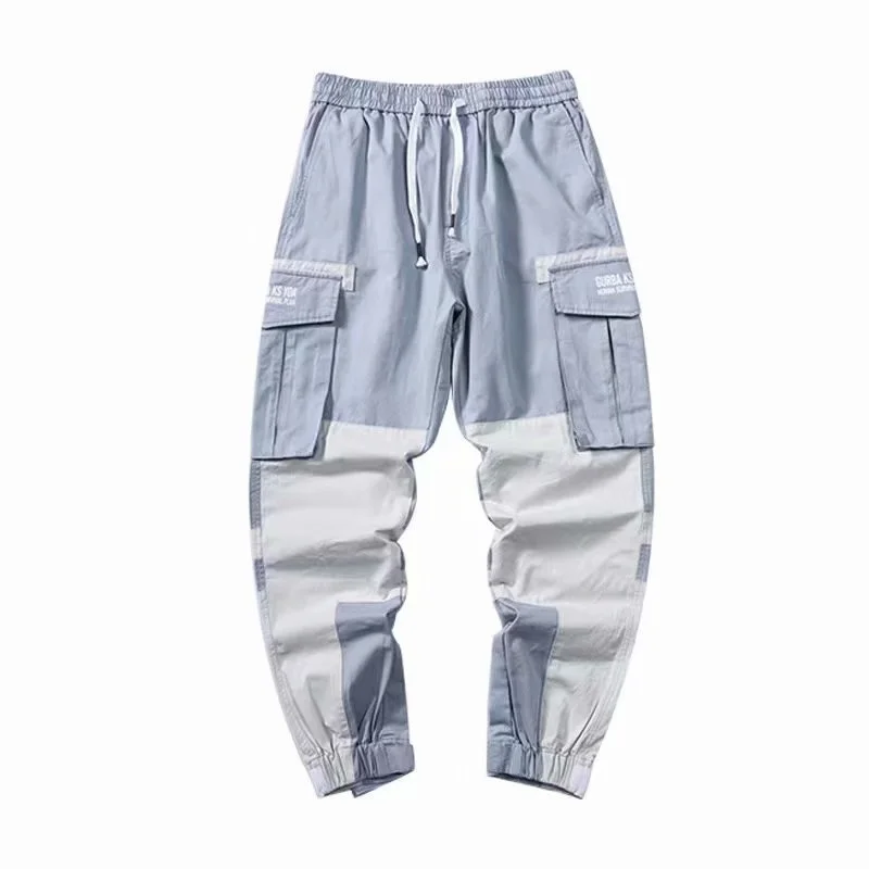 Multi Pockets Cargo Pants Harem Hip Hop Casual Male Track Joggers Trousers Fashion Harajuku Hipster Streetwear