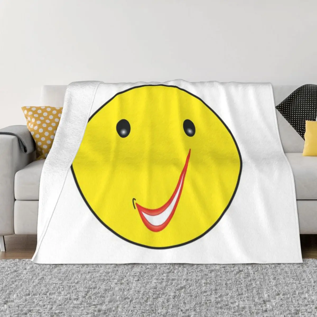 Ультрамягкое Флисовое одеяло Fine Smile - Half 031