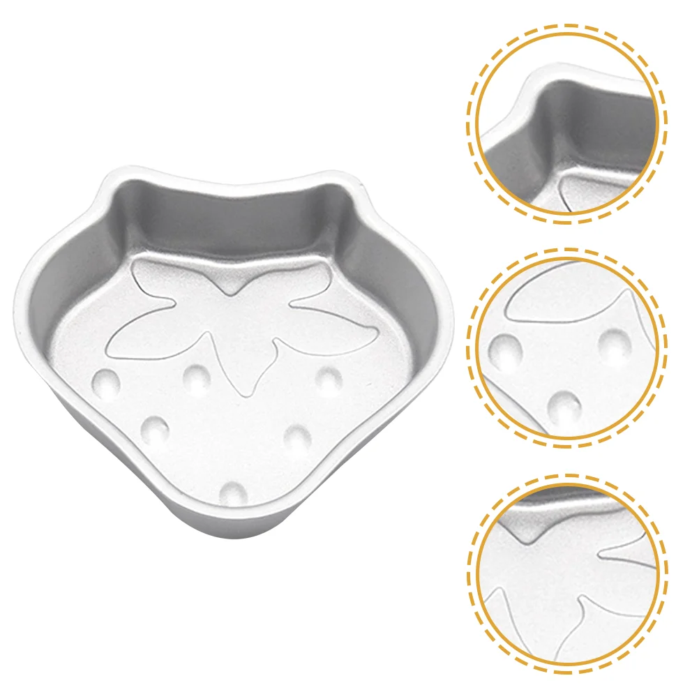 

Tart Molds Baking Egg Pan Cake Mini Cup Jelly Metal Tin Carbon Steel Tray Strawberry Shaped Pudding Pans Muffin Cheesecake