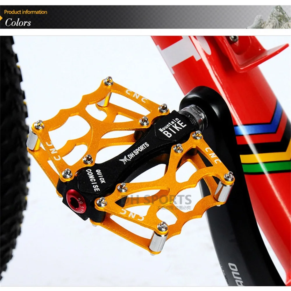 Расширенная велосипедная педаль с ЧПУ велосипедные педали 6 подшипниками