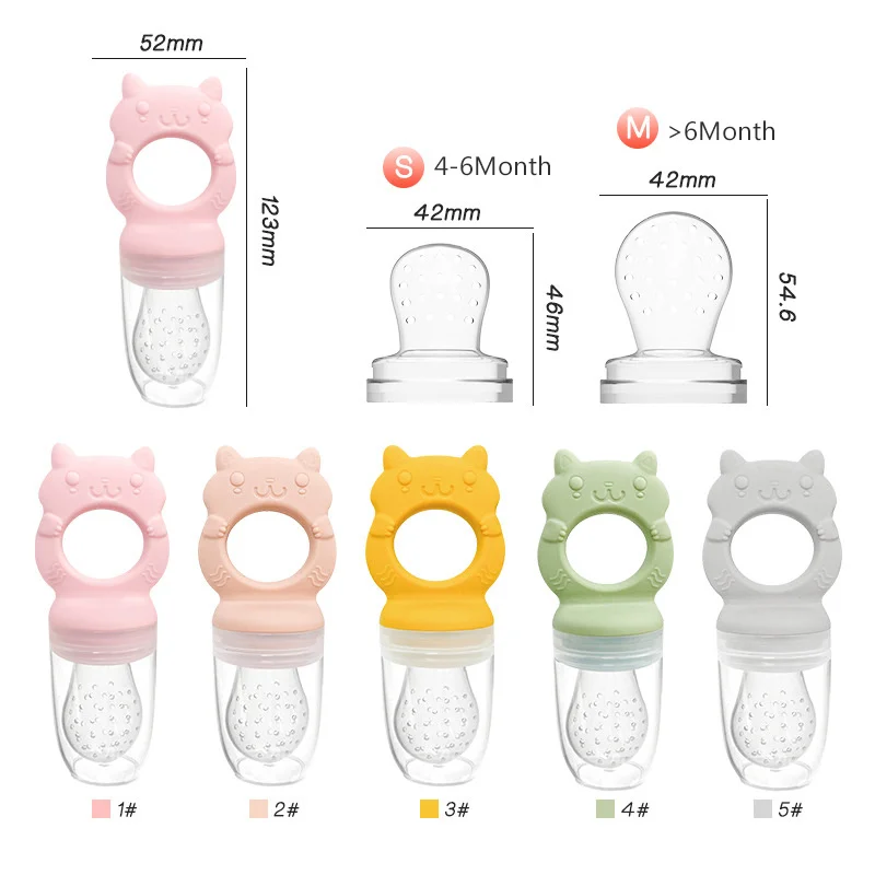 Рисунок 6 - Силиконовая детская кормушка для фруктов с крышкой