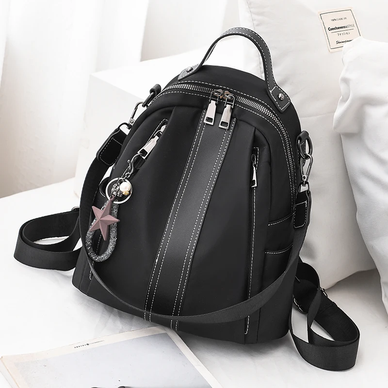 Маленькая сумка рюкзак из ткани Оксфорд женский новый модный 2024 универсальный