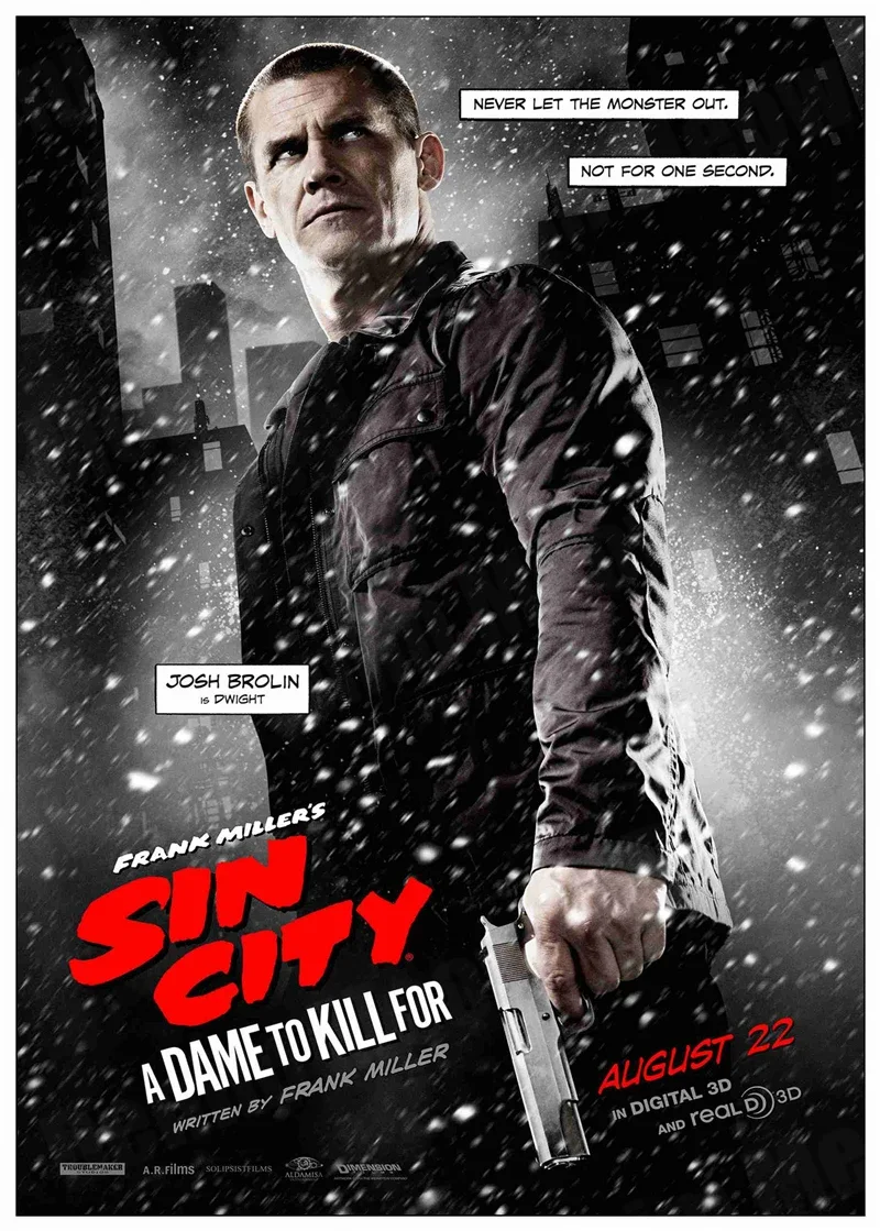 

Винтажный металлический плакат Sin City