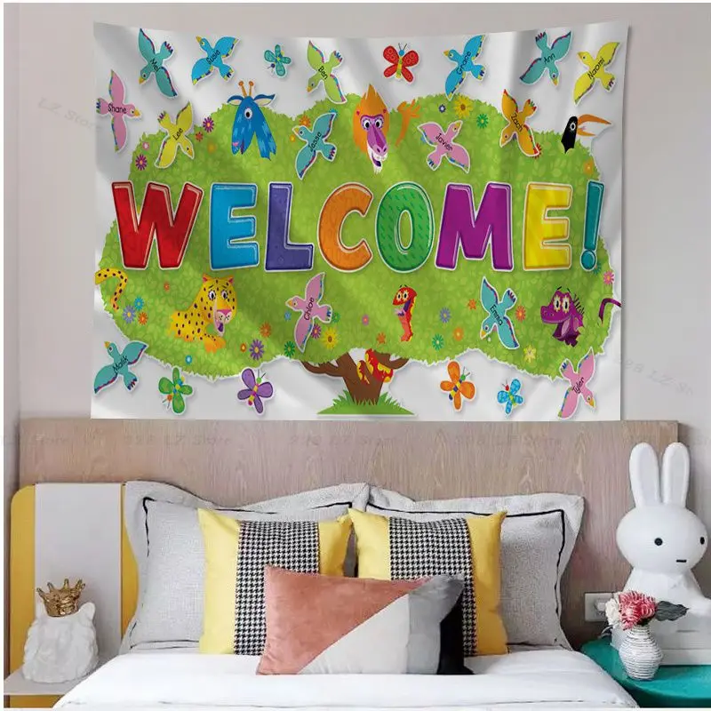 Настенный Гобелен сделай сам с мультяшными рисунками дешевые богемные настенные