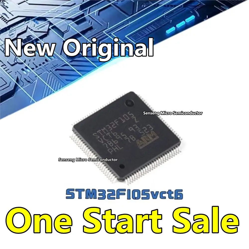 

New original imported STM32F105VCT6 32F2105VCT6 105VCT6 STM32F105R8T6 TQFP