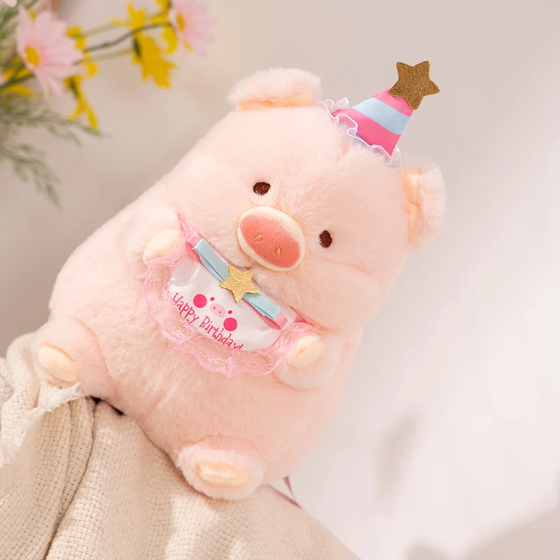 Подушка плюшевая в виде свиньи 20/30/40/50 см