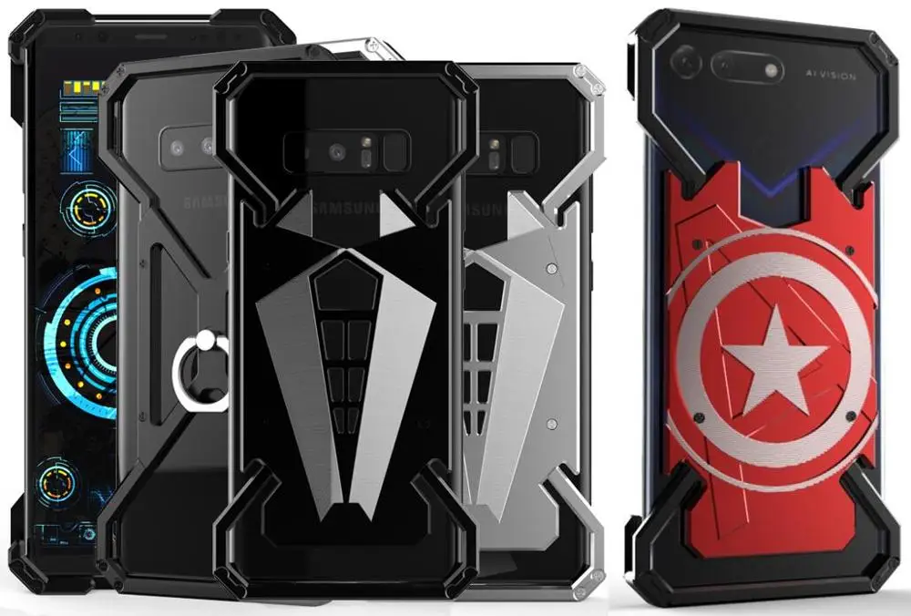 

Super Hero Metal Case For Huawei Mate 40 30 20 Pro 30e 20x P40 P30 Lite Cases For Honor 9x Pro Cover Iron Ring Phone Shell Bag