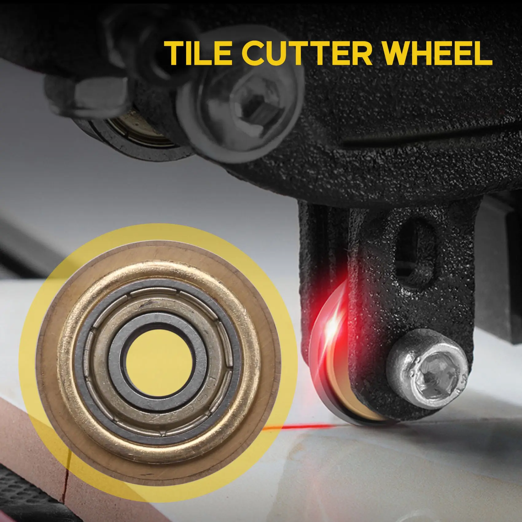 Резак для карбонизированной плитки с титановым покрытием 22x6x6 мм тональный