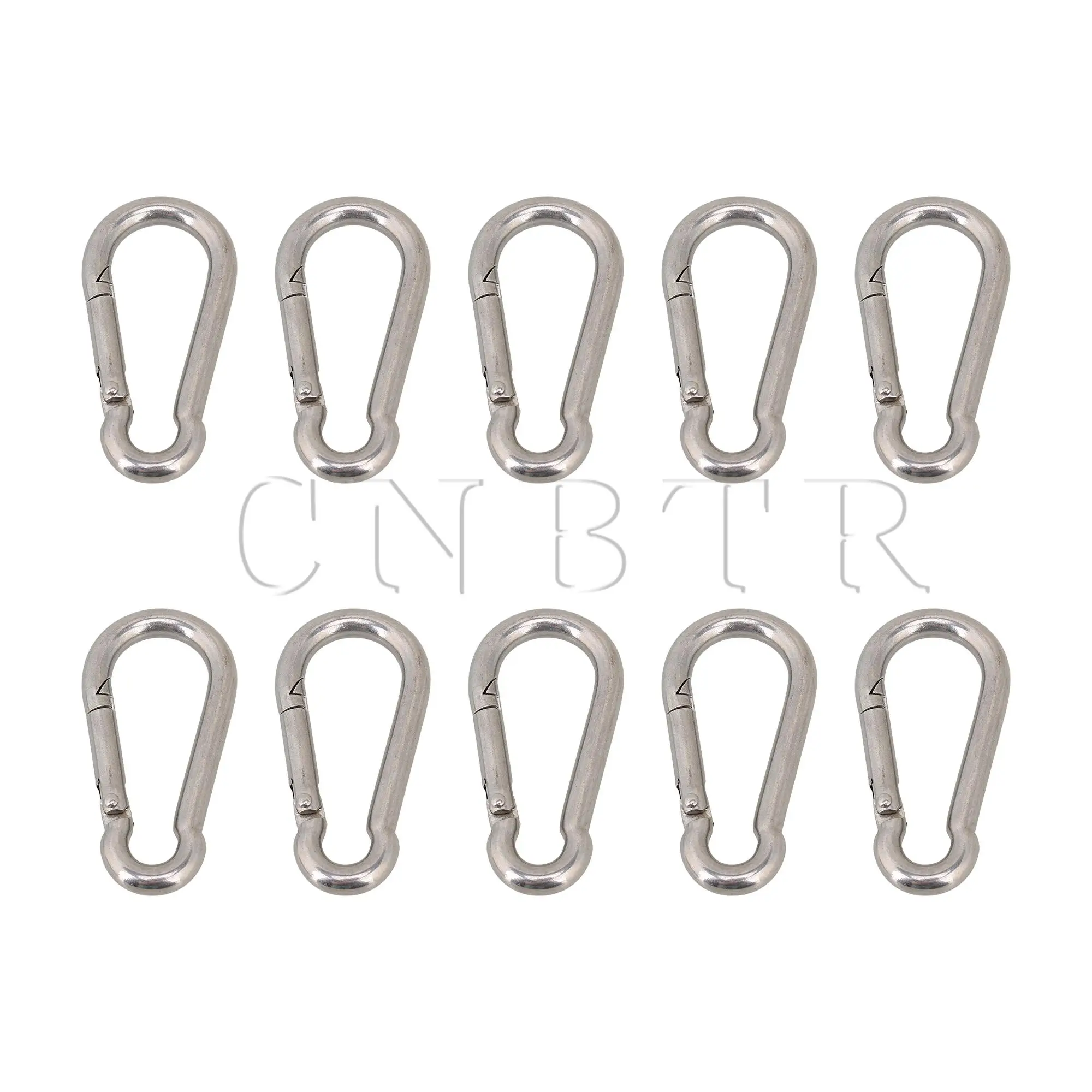 10 шт., пружинные Крючки из нержавеющей стали