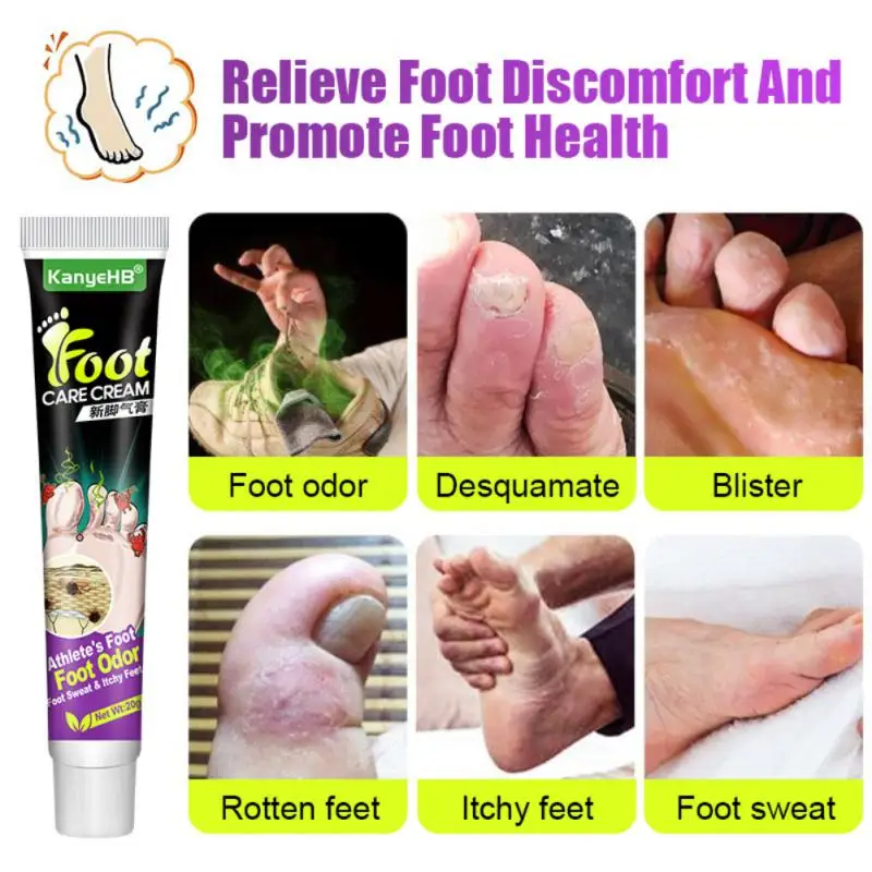 

Мазь берибери против запаха ног, ингибитор грибка, крем для ног против зуда, лечение псориаза, Атлетический пилинг ног, удаление Tinea Pedis 20 г