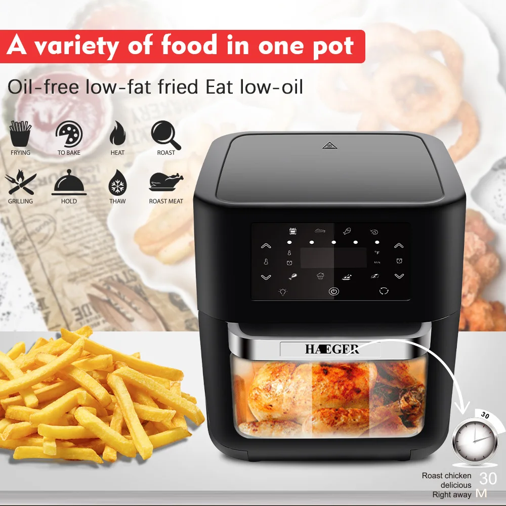 

12L Air Fryer, Rotisserie and Convection Oven, Air Fry, Roast, Broil, Bake, Toast, Reheat and Dehydrate, 1700W