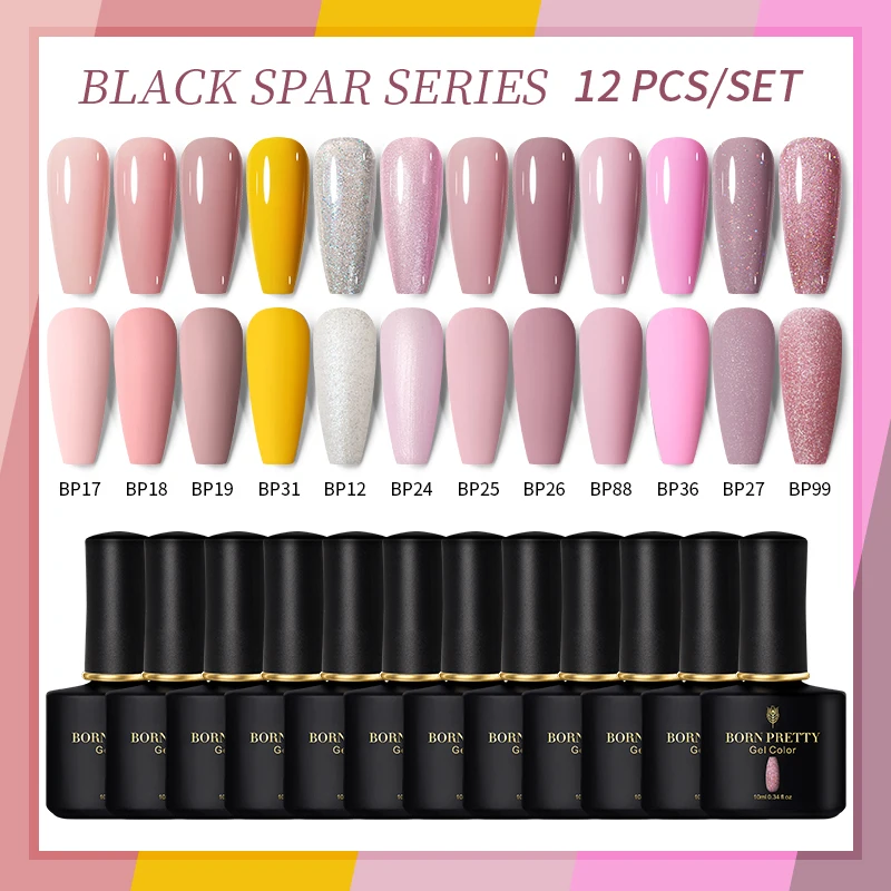 

Светлые цвета, полуперманентный лак, бриллиантовый гель, растворимый товар, набор для детей, 3/6/12 шт.