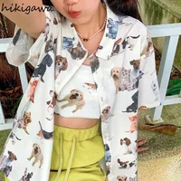 Рубашка с принтом 