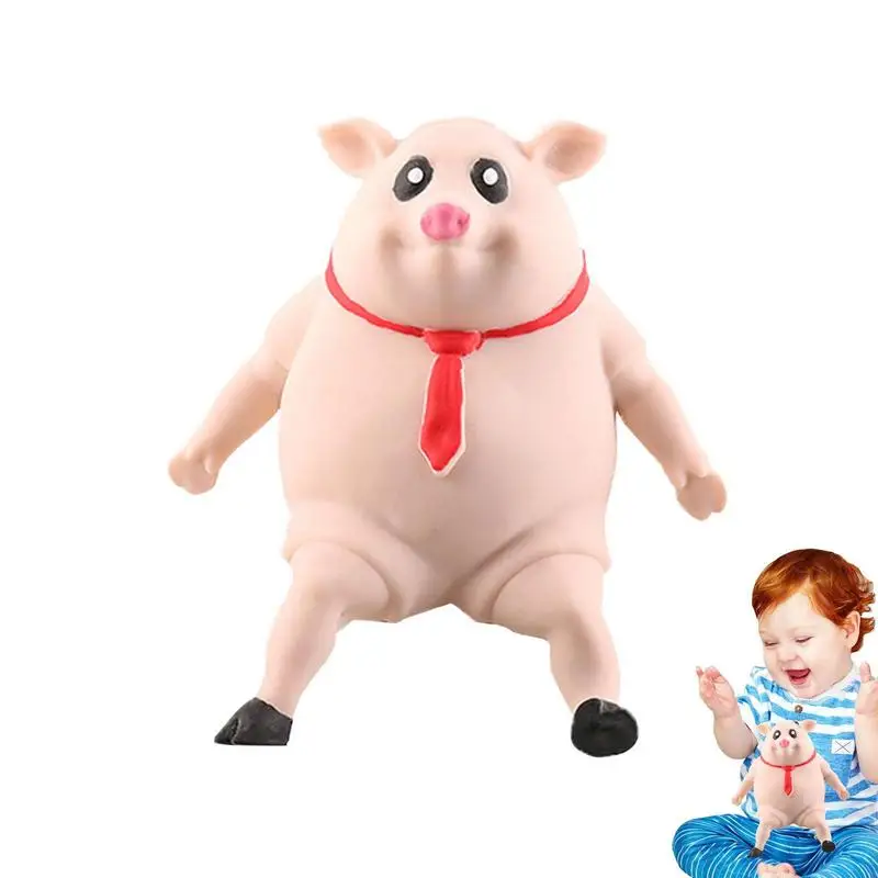 

Fidget Piggy Toys Squeeze Stress Relief Toy Cartoon Slow Rebound Pig Stress Squeeze Toy For Kids Adults Relieving Pressure