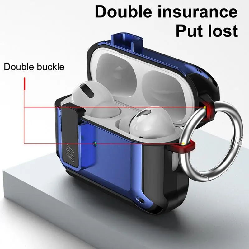 Пылезащитный чехол для Airpods 2pro противоударный защитный наушников 2 с крючком